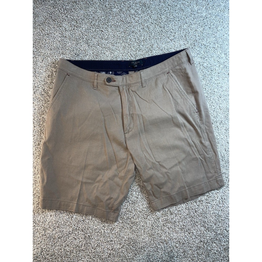 Ted Baker London Tan Chino Shorts Mens Sz 36